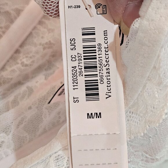 NEW! Victorias Secret Allure Lace Corset Top Medium In Blush Pink - Picture 9 of 10